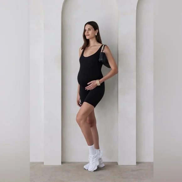 BUMPSUIT The Cindy Maternity Romper(xs) - Picture 4 of 10